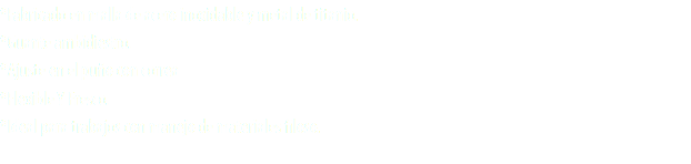 *Fabricado en malla de acero inoxidable y metal de titanio.
*Guante ambidiestro.
*Ajuste en el puño con correa
*Flexible Y Fresco.
*Ideal para trabajos con manejo de materiales filoso.
