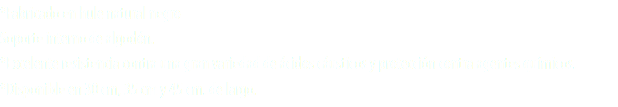 *Fabricado en hule natural negro
Soporte interno de algodón.
*Excelente resistencia contra una gran variedad de ácidos cáusticos y protección contra agentes químicos.
*Disponible en 30 cm, 35 cm y 45 cm. de largo.
